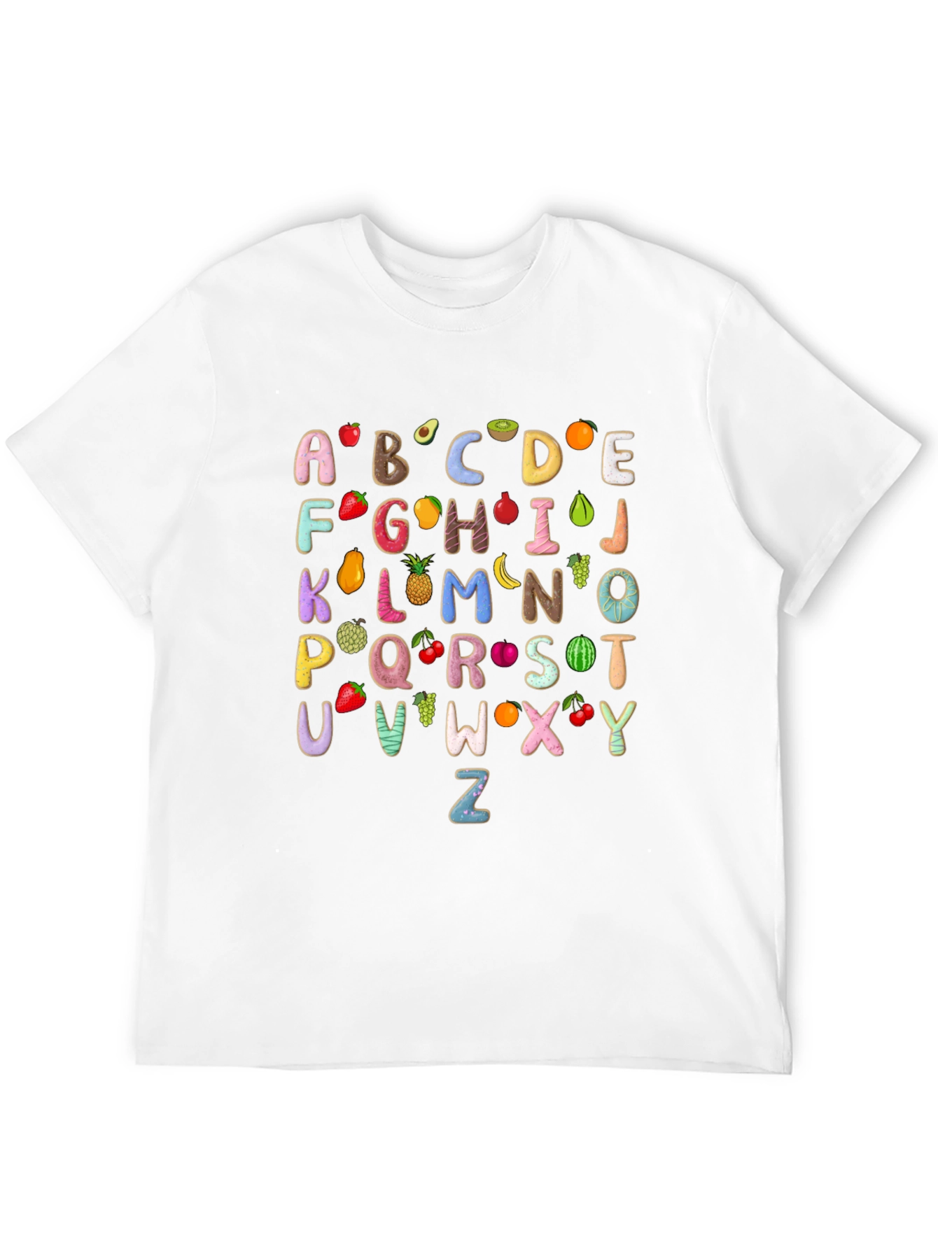 Fruit Alphabet T-Shirt: Learn with Style