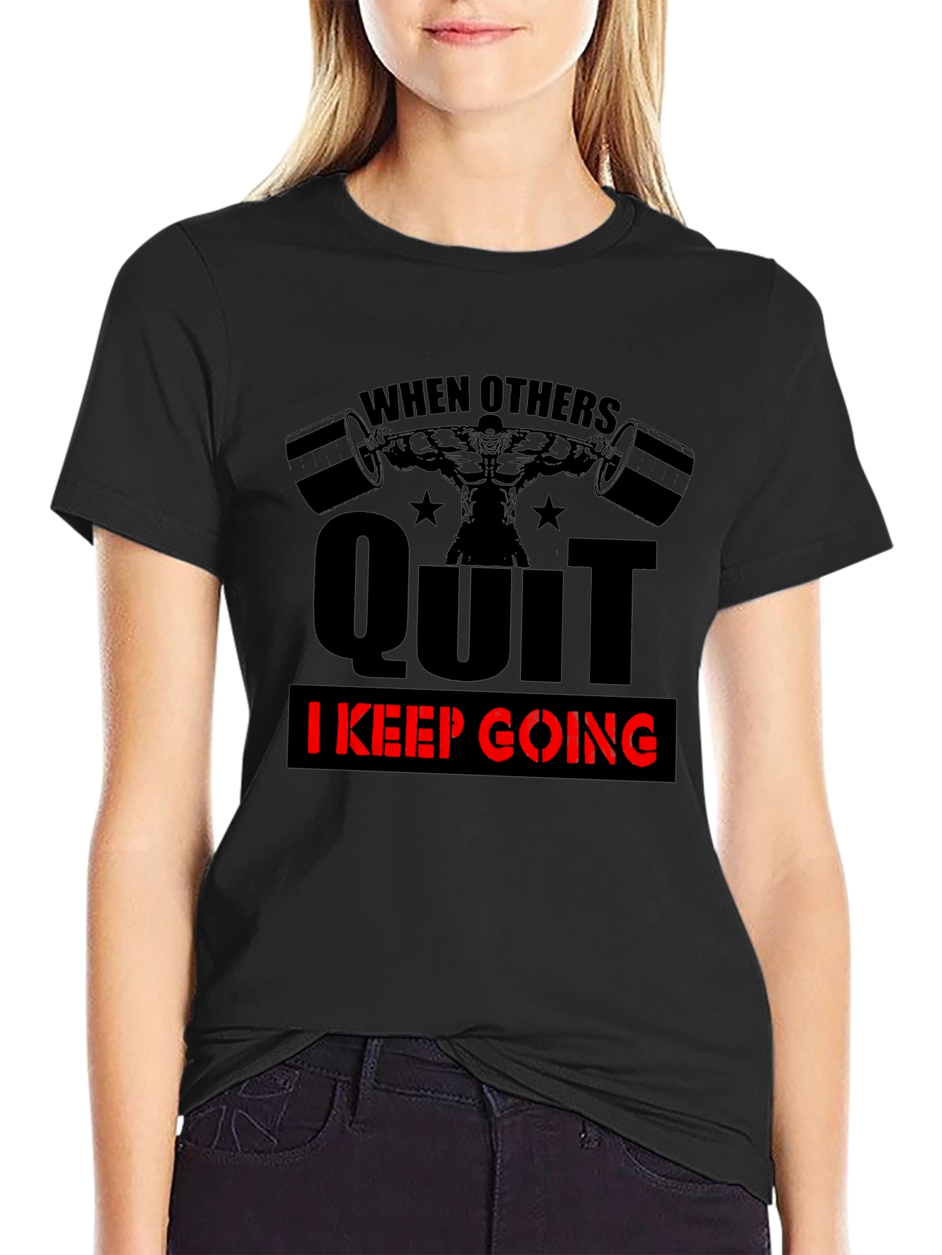 Motivational Gym T-Shirt - When Others Quit