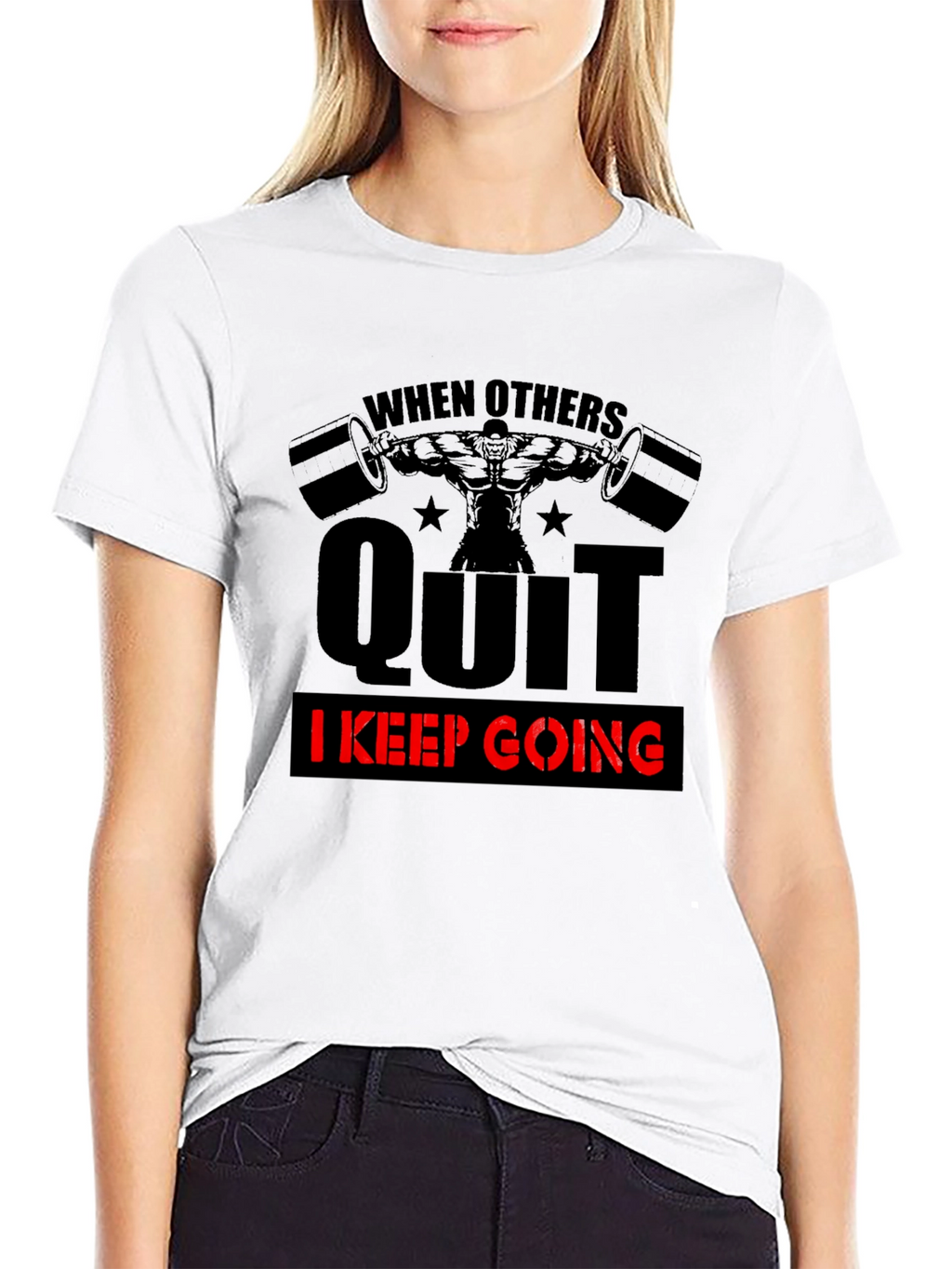 Motivational Gym T-Shirt - When Others Quit