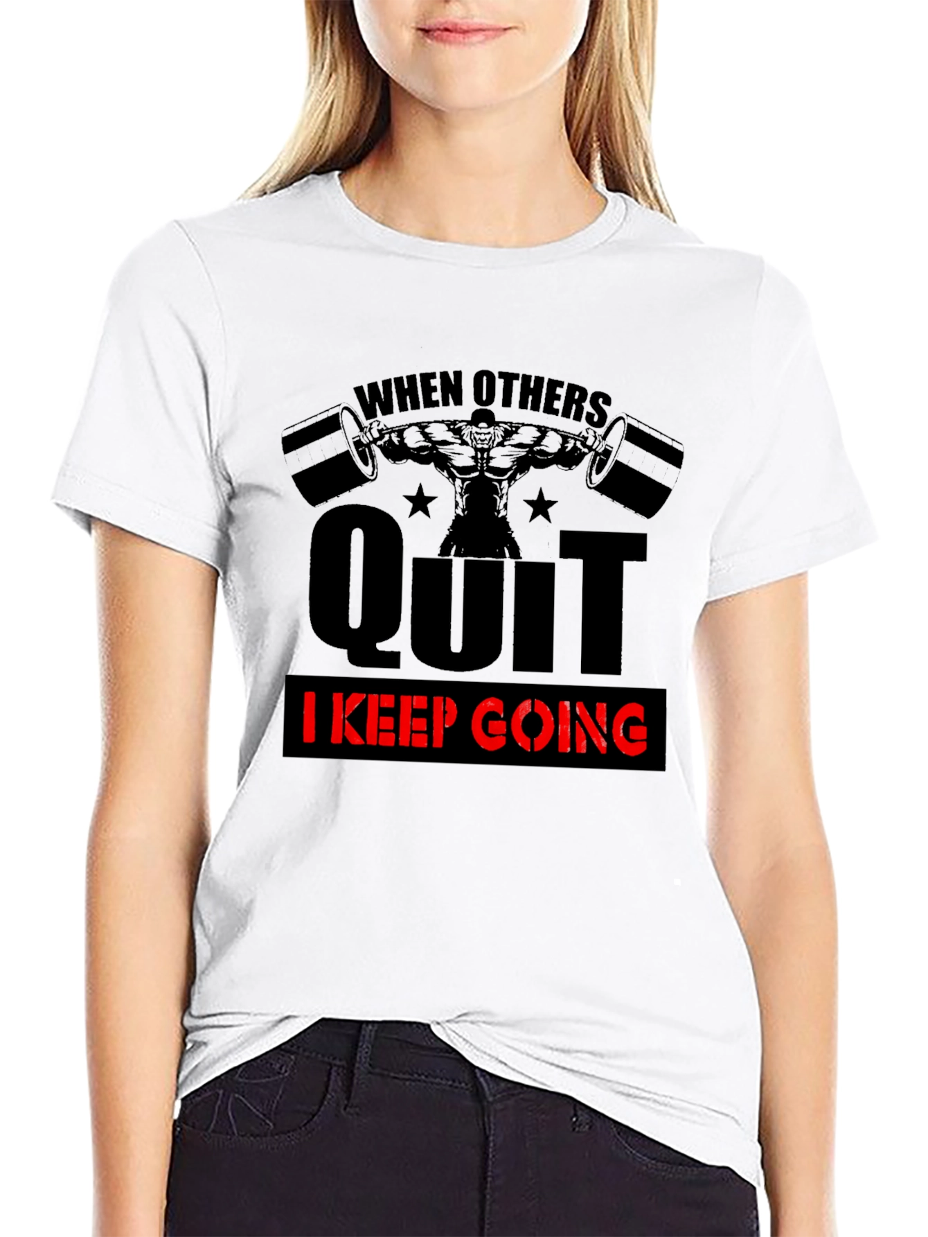 Motivational Gym T-Shirt - When Others Quit