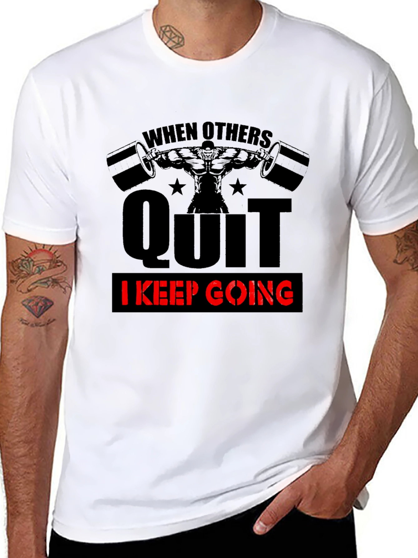 Motivational Gym T-Shirt - When Others Quit