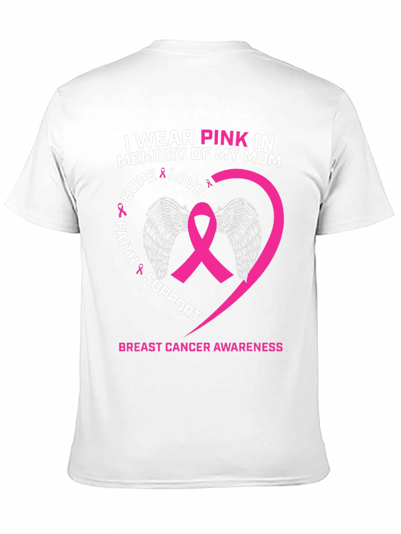 Pink Ribbon Breast Cancer Awareness T-Shirt