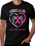 Pink Ribbon Breast Cancer Awareness T-Shirt