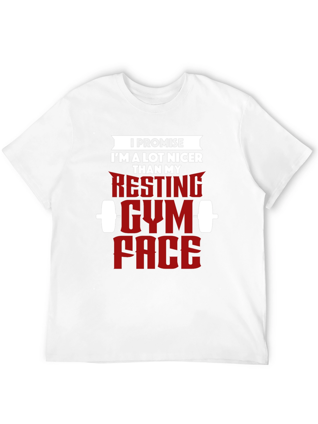 Funny Gym T-Shirt - Resting Gym Face