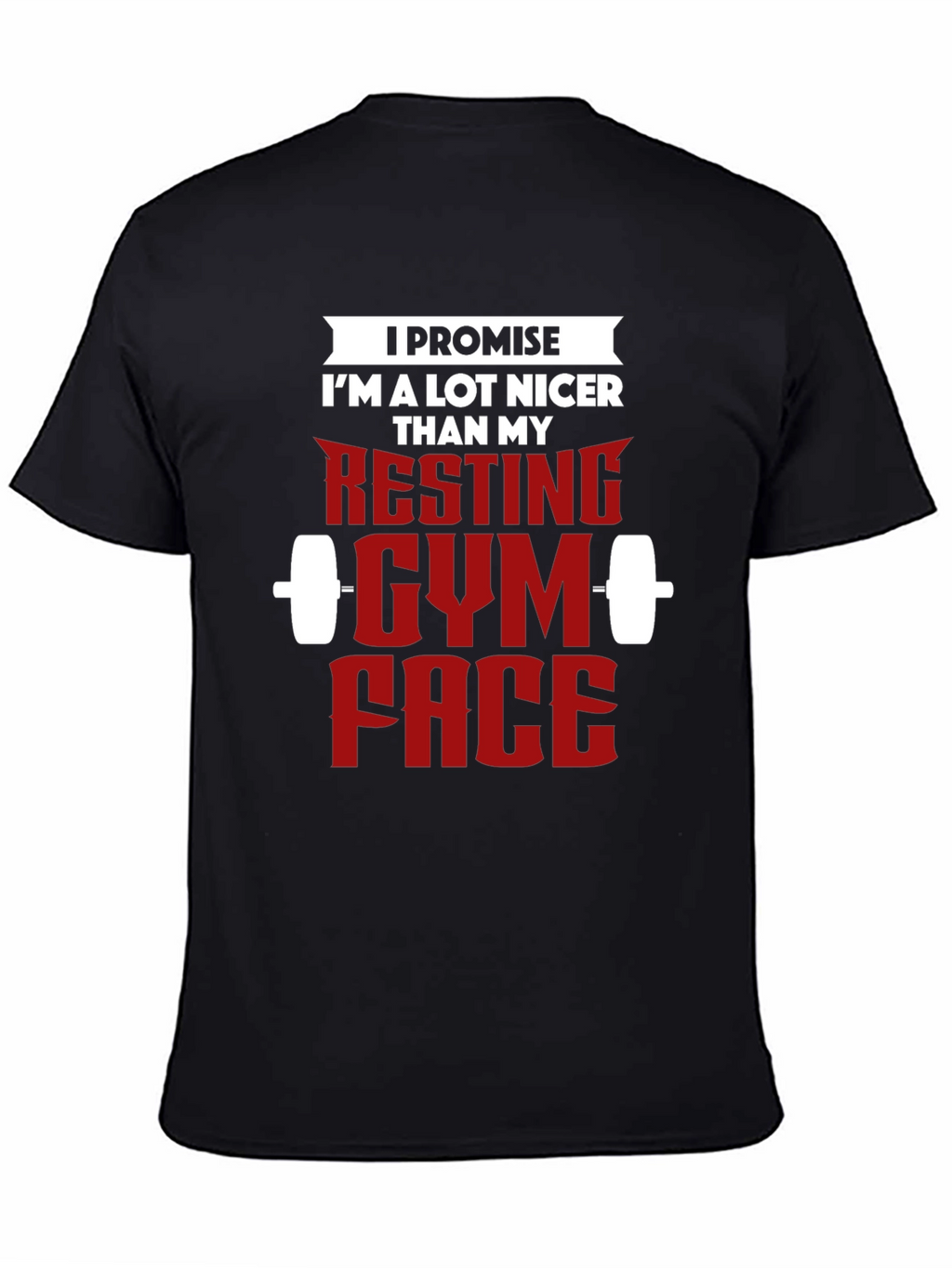 Funny Gym T-Shirt - Resting Gym Face