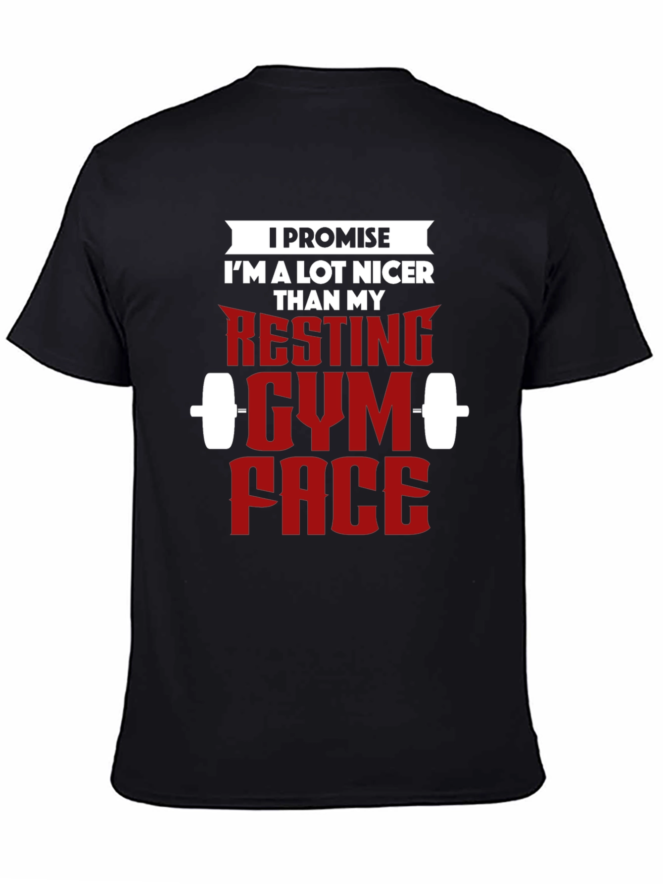 Funny Gym T-Shirt - Resting Gym Face
