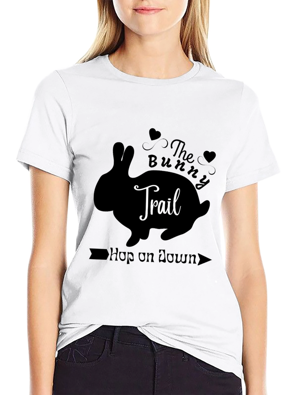 Bunny Trail Graphic T-Shirt - Hop On Down