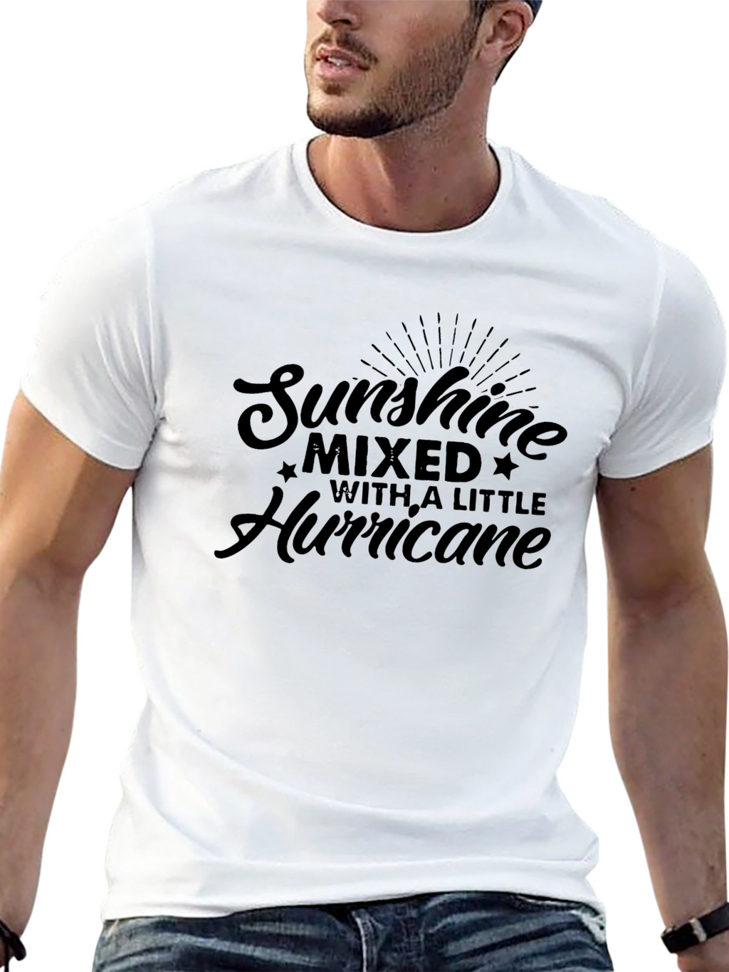 Sunshine & Hurricane Graphic T-Shirt