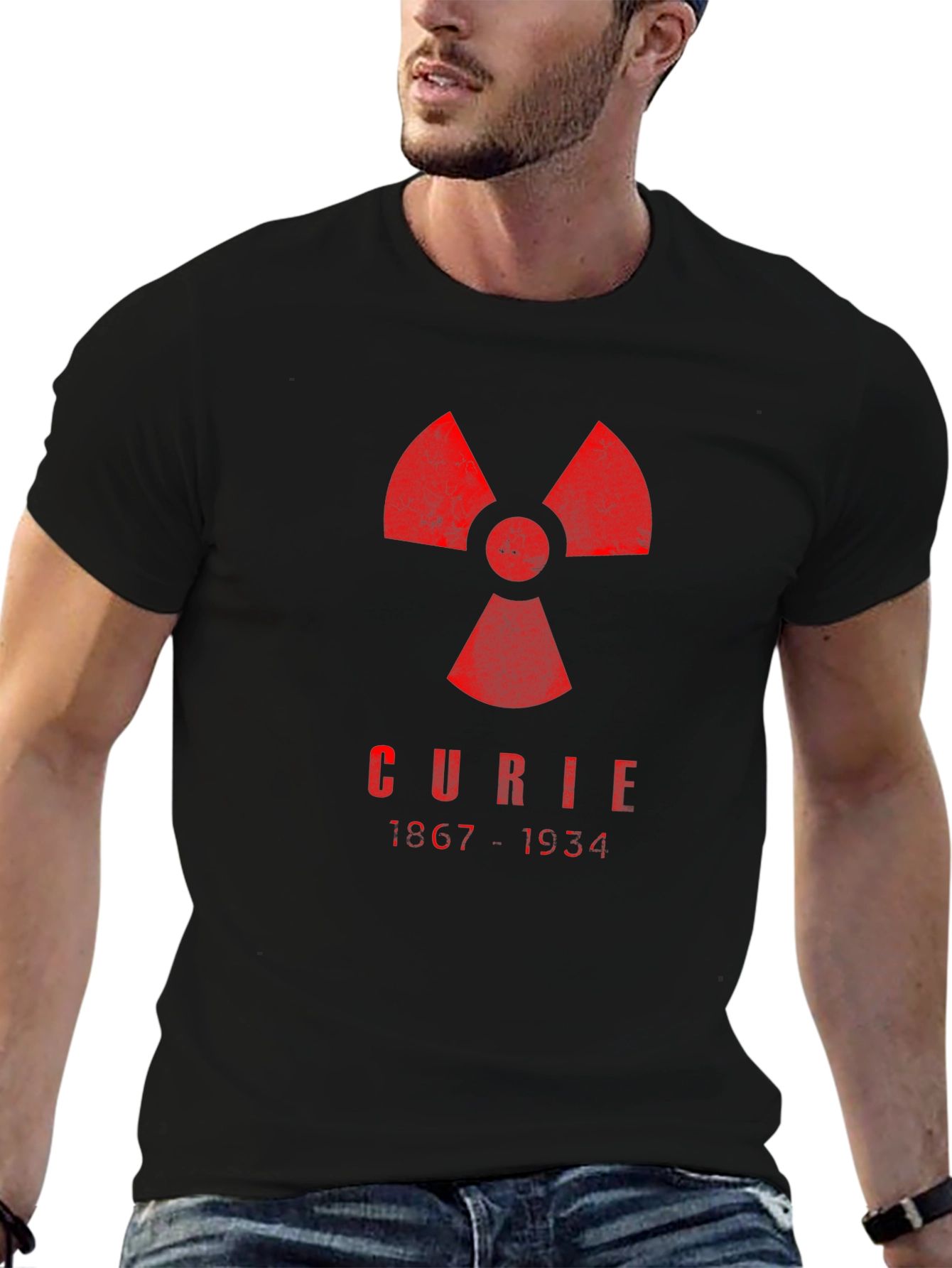 Curie Radiation Symbol T-Shirt - Science Tee