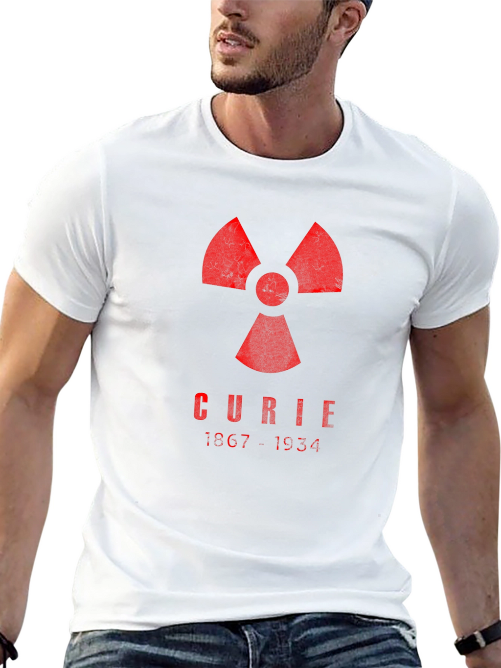 Curie Radiation Symbol T-Shirt - Science Tee