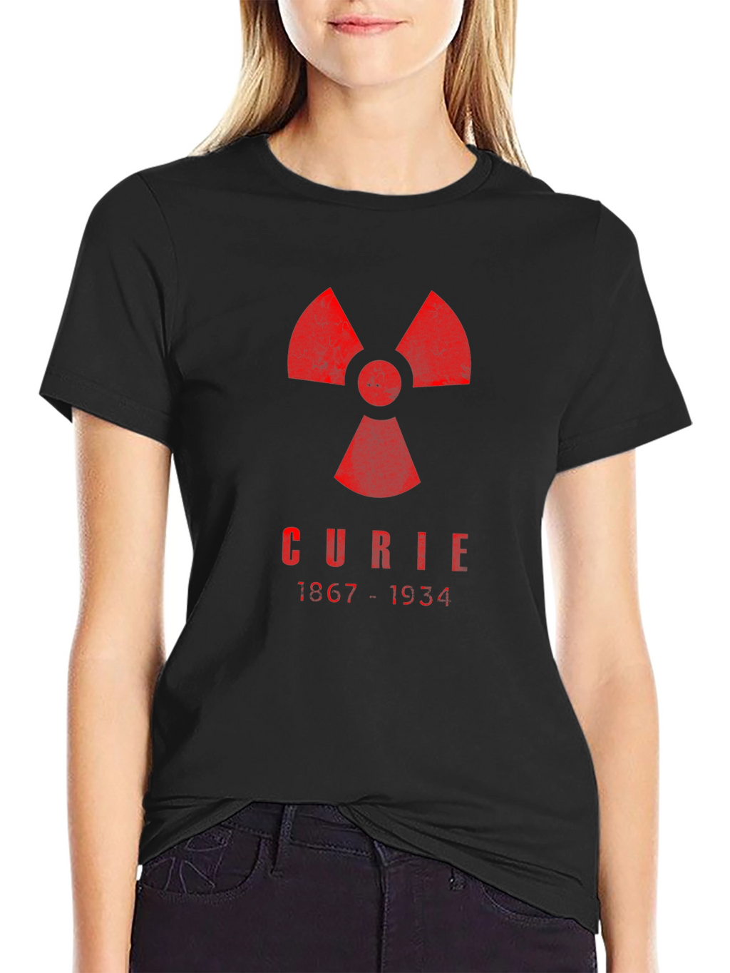 Curie Radiation Symbol T-Shirt - Science Tee