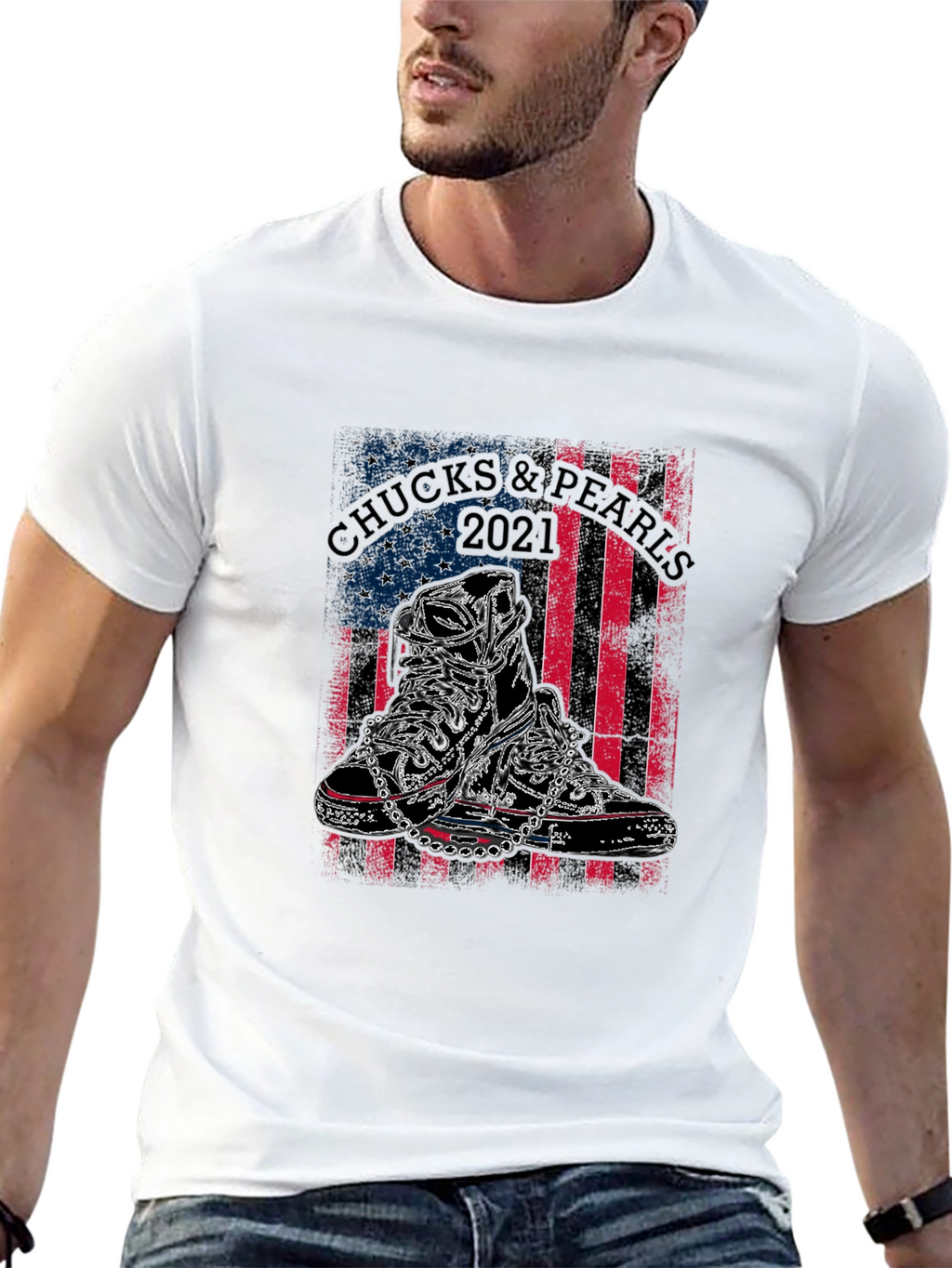 Chucks & Pearls 2021 Graphic Tee