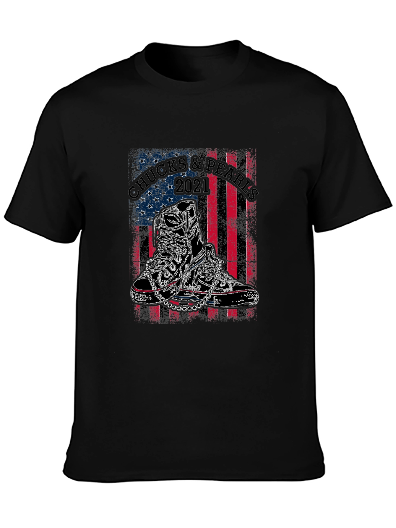 Chucks & Pearls 2021 Graphic Tee