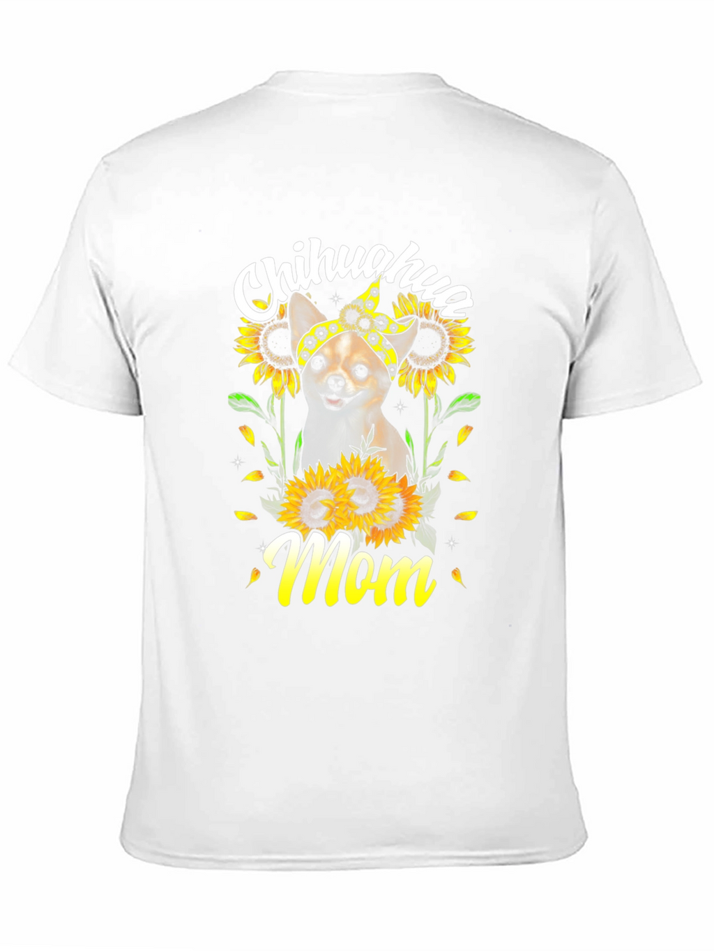 Chihuahua Mom Sunflower T-Shirt
