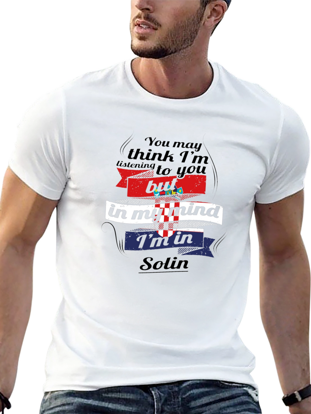 Croatia Solin Mind T-Shirt - Sarcastic Travel Tee
