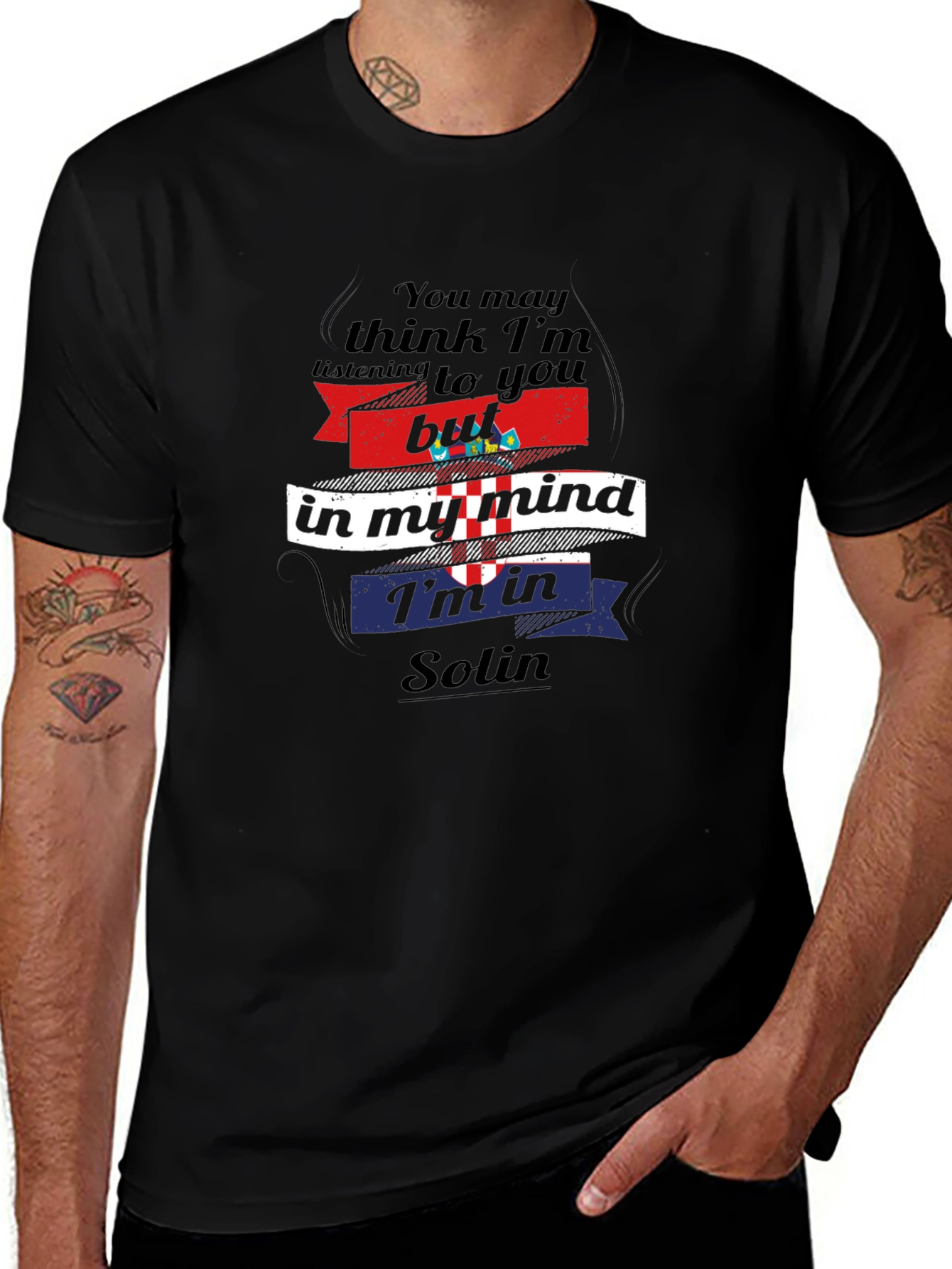 Croatia Solin Mind T-Shirt - Sarcastic Travel Tee