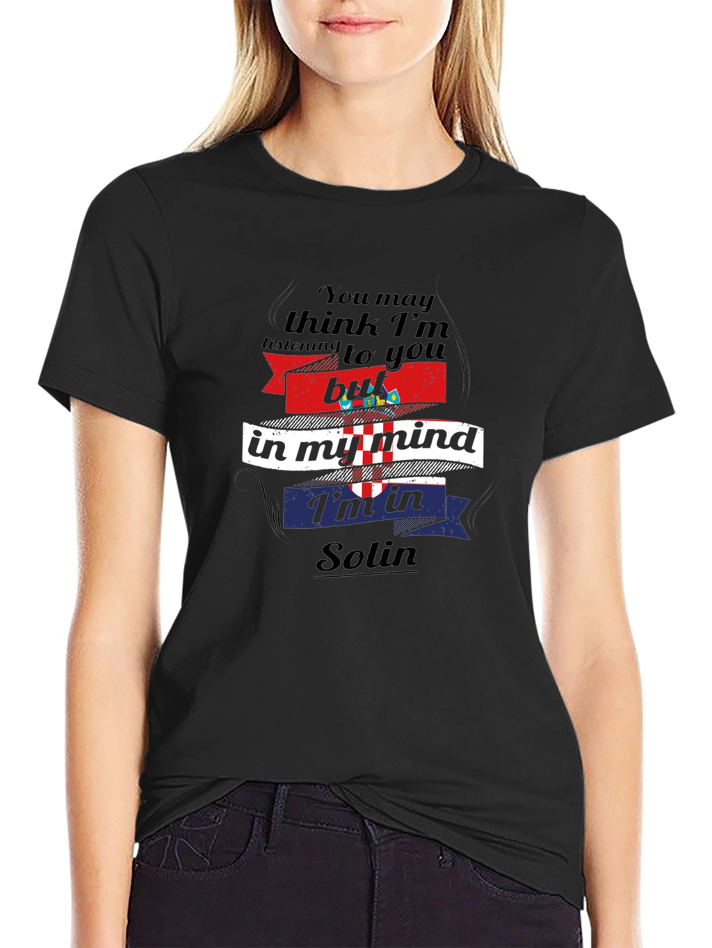 Croatia Solin Mind T-Shirt - Sarcastic Travel Tee