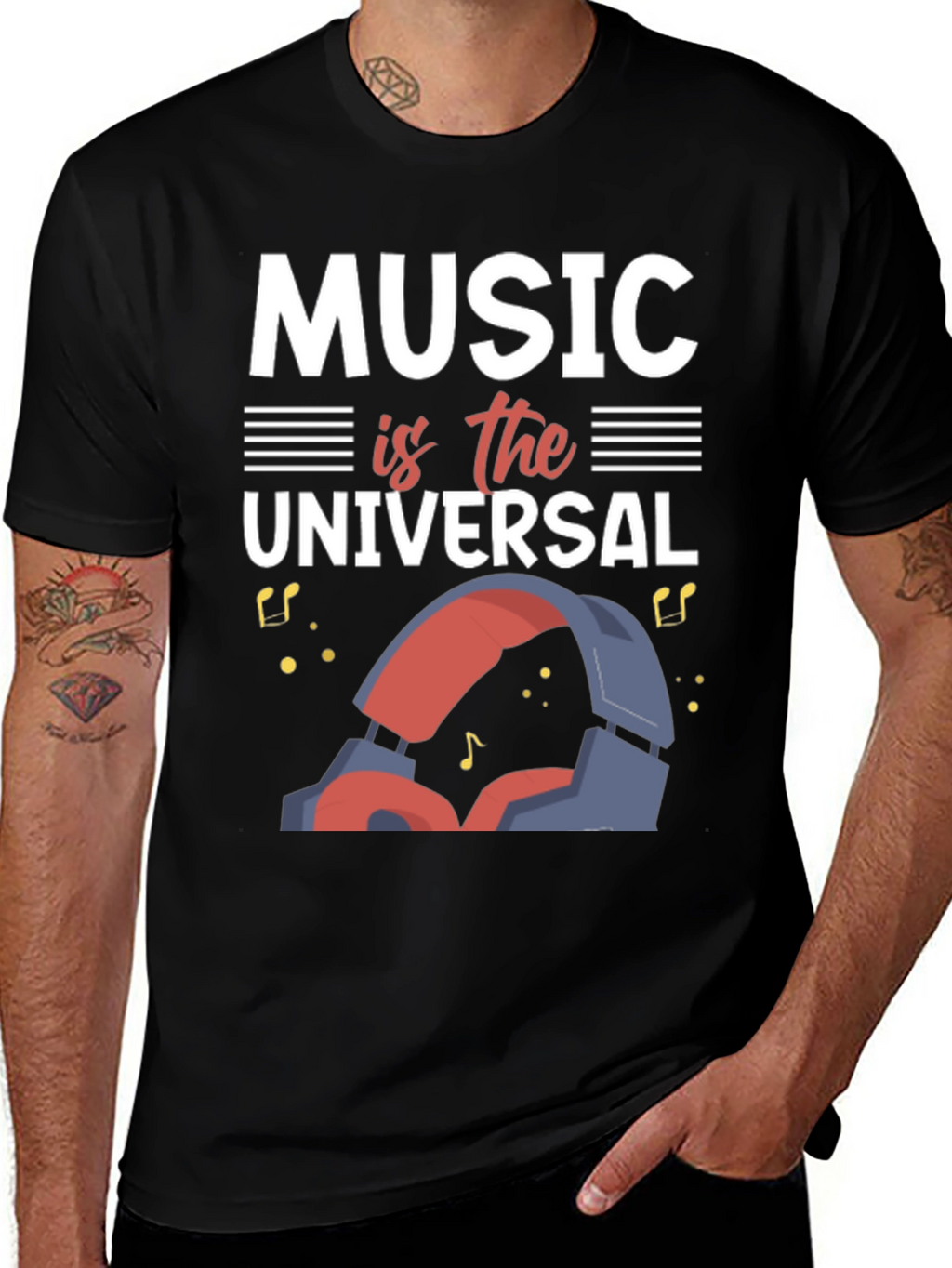 Music is Universal Graphic T-Shirt