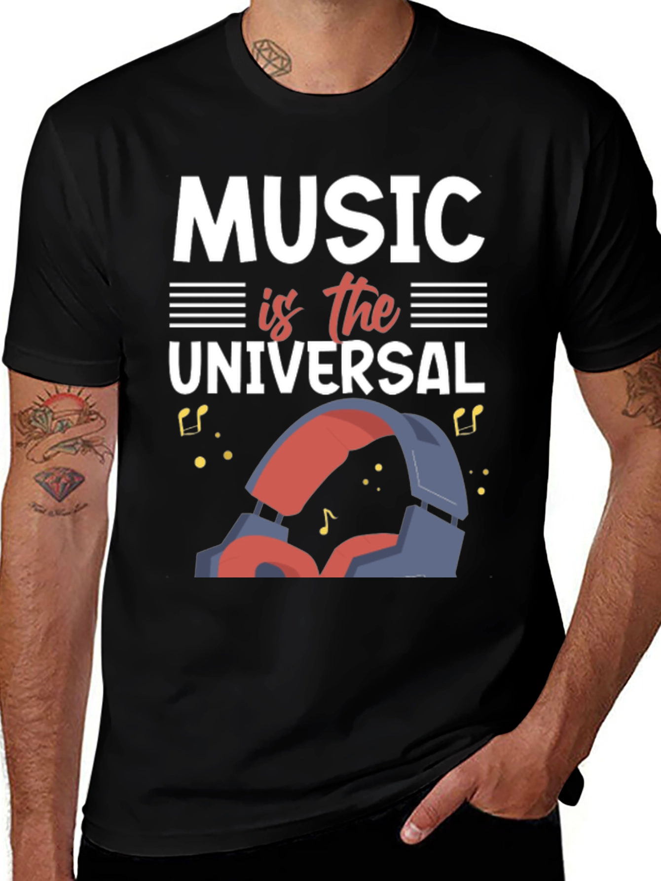 Music is Universal Graphic T-Shirt