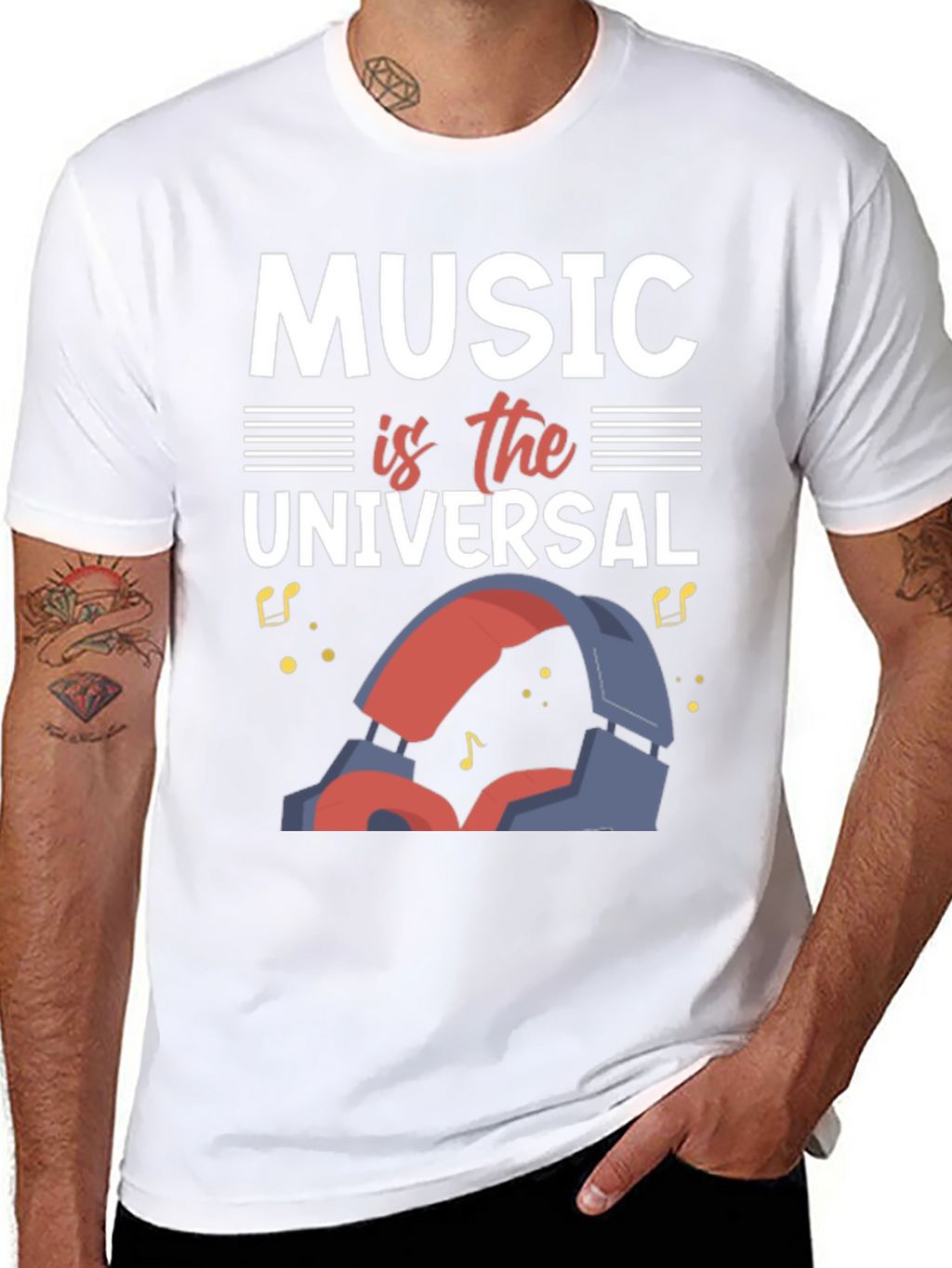 Music is Universal Graphic T-Shirt