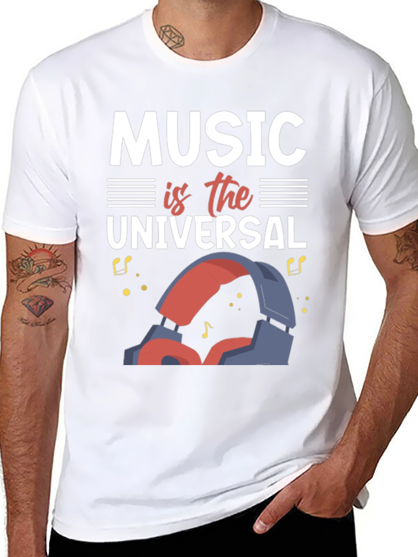 Music is Universal Graphic T-Shirt