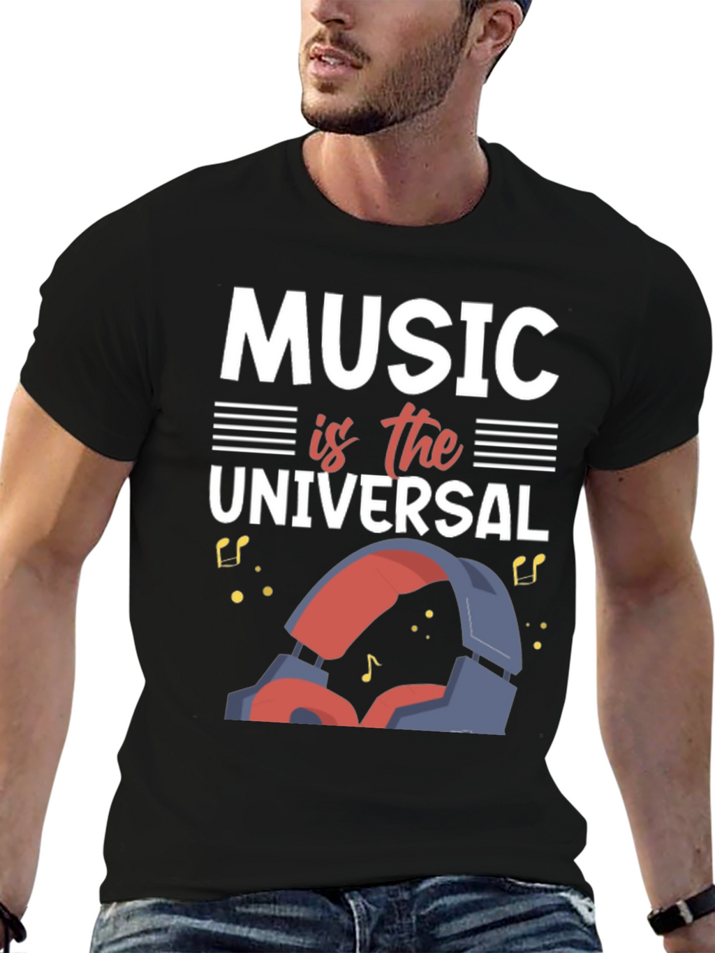 Music is Universal Graphic T-Shirt