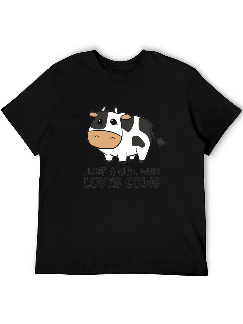 Just a Girl Who Loves Cows Graphic Tee