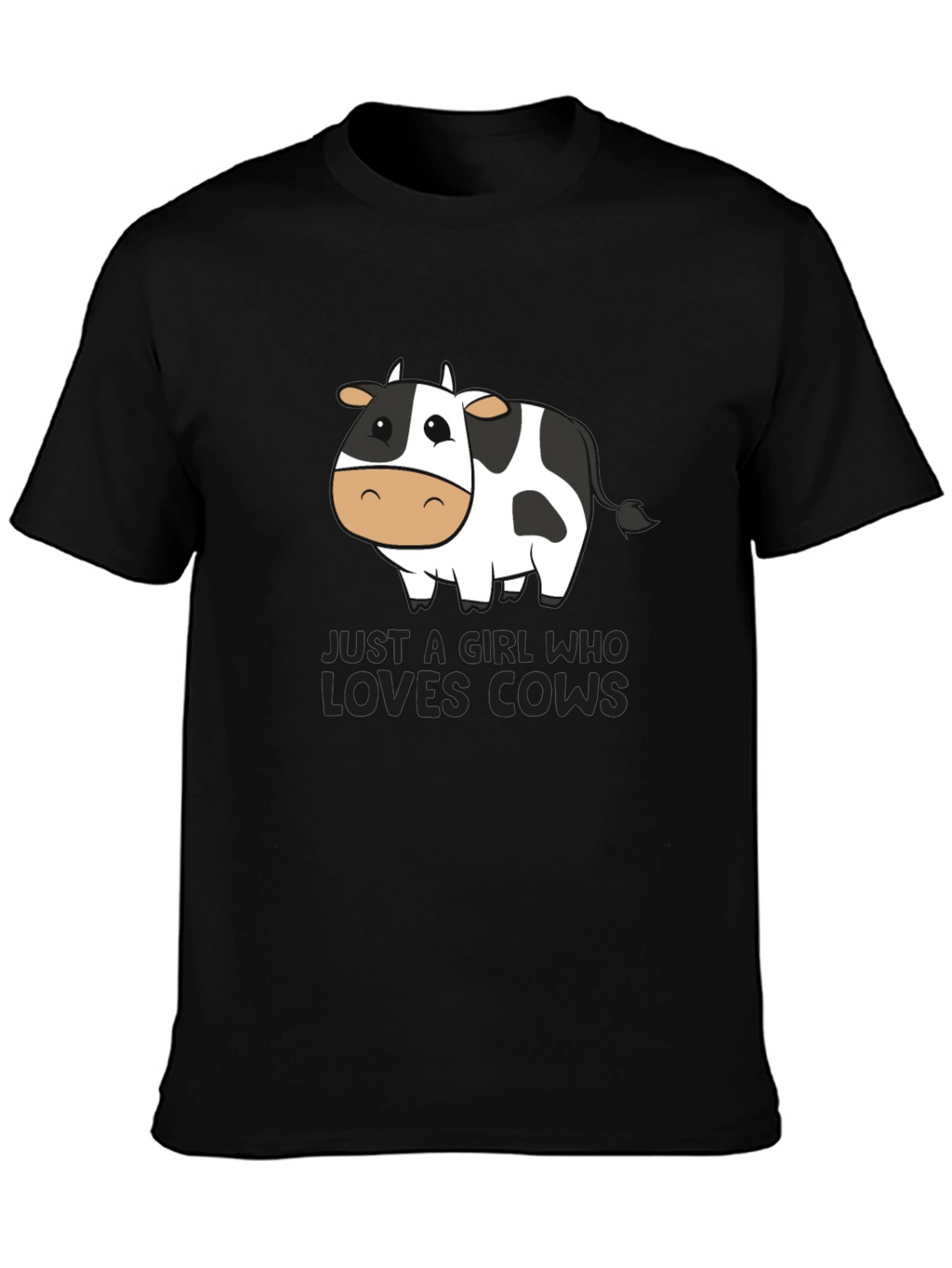 Just a Girl Who Loves Cows Graphic Tee