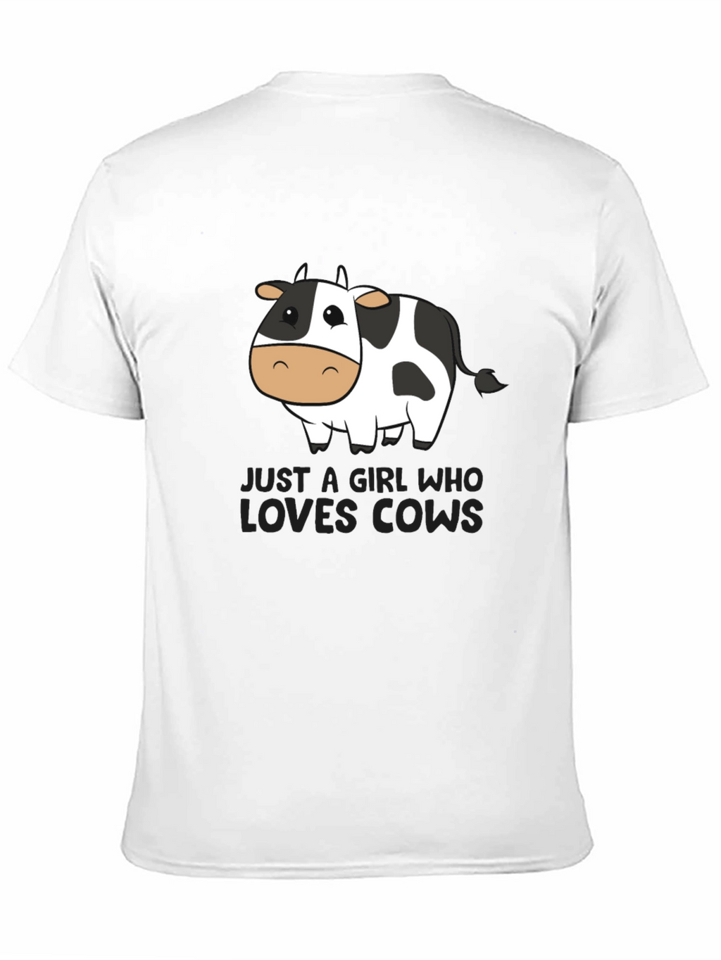 Just a Girl Who Loves Cows Graphic Tee