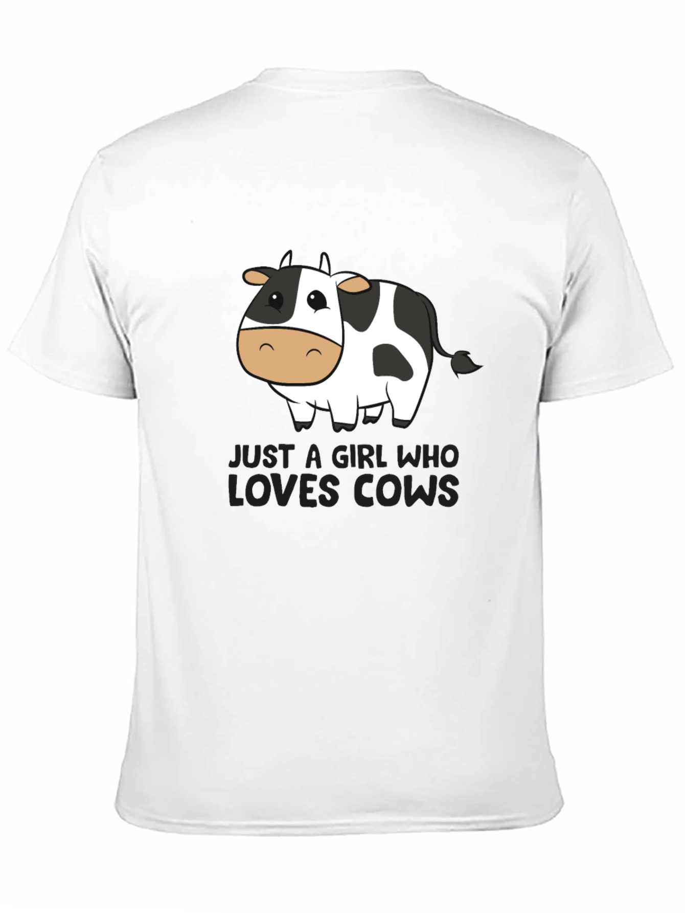 Just a Girl Who Loves Cows Graphic Tee