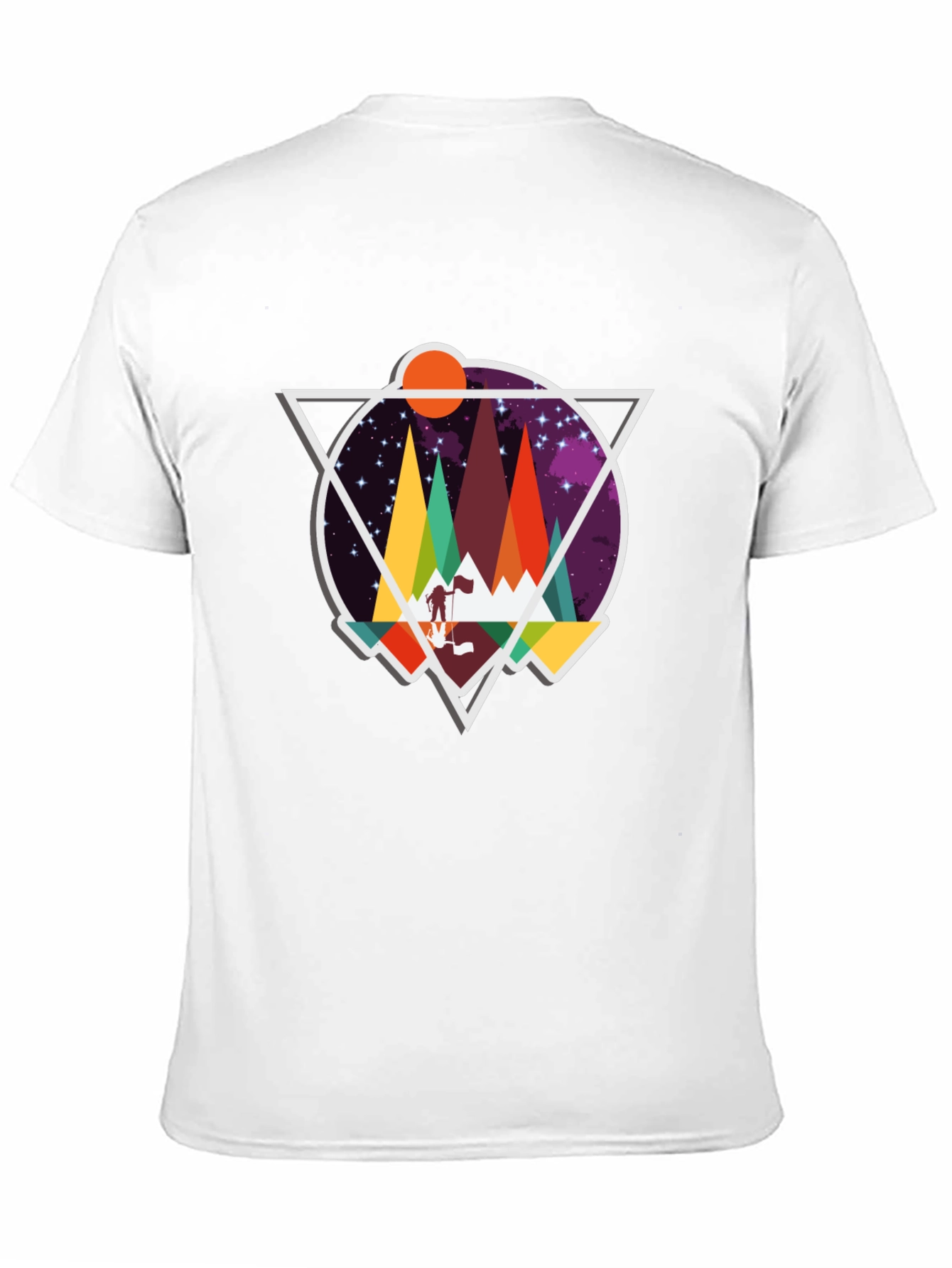 Geometric Mountain Adventure T-Shirt
