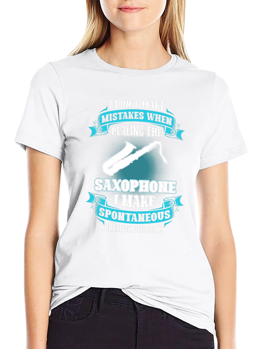 Saxophone Player T-Shirt: Spontaneous Creative Decisions