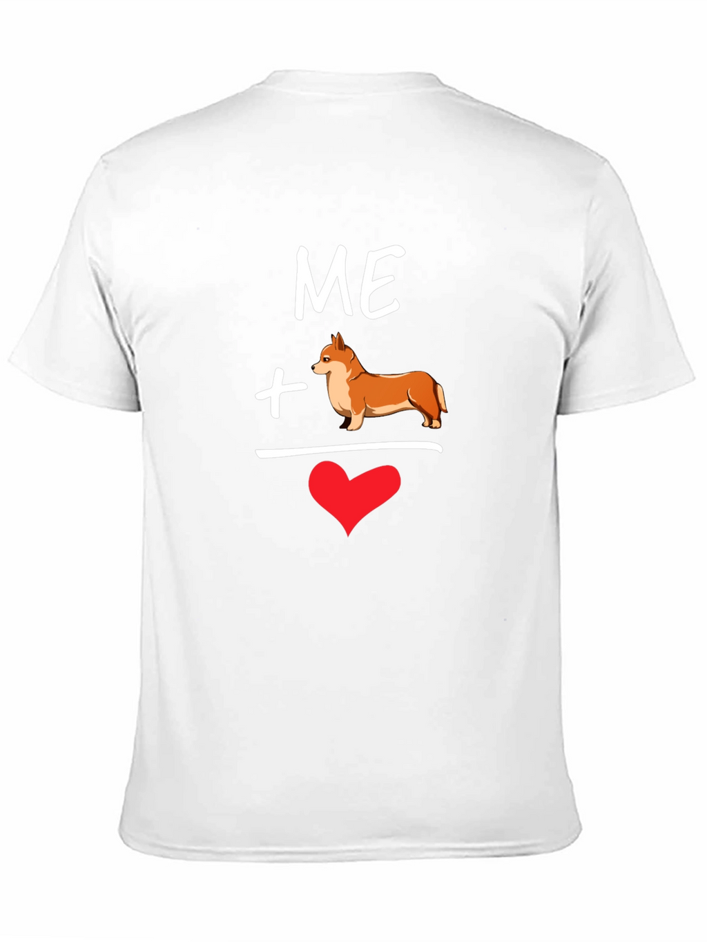 Me Plus Corgi Equals Love T-Shirt