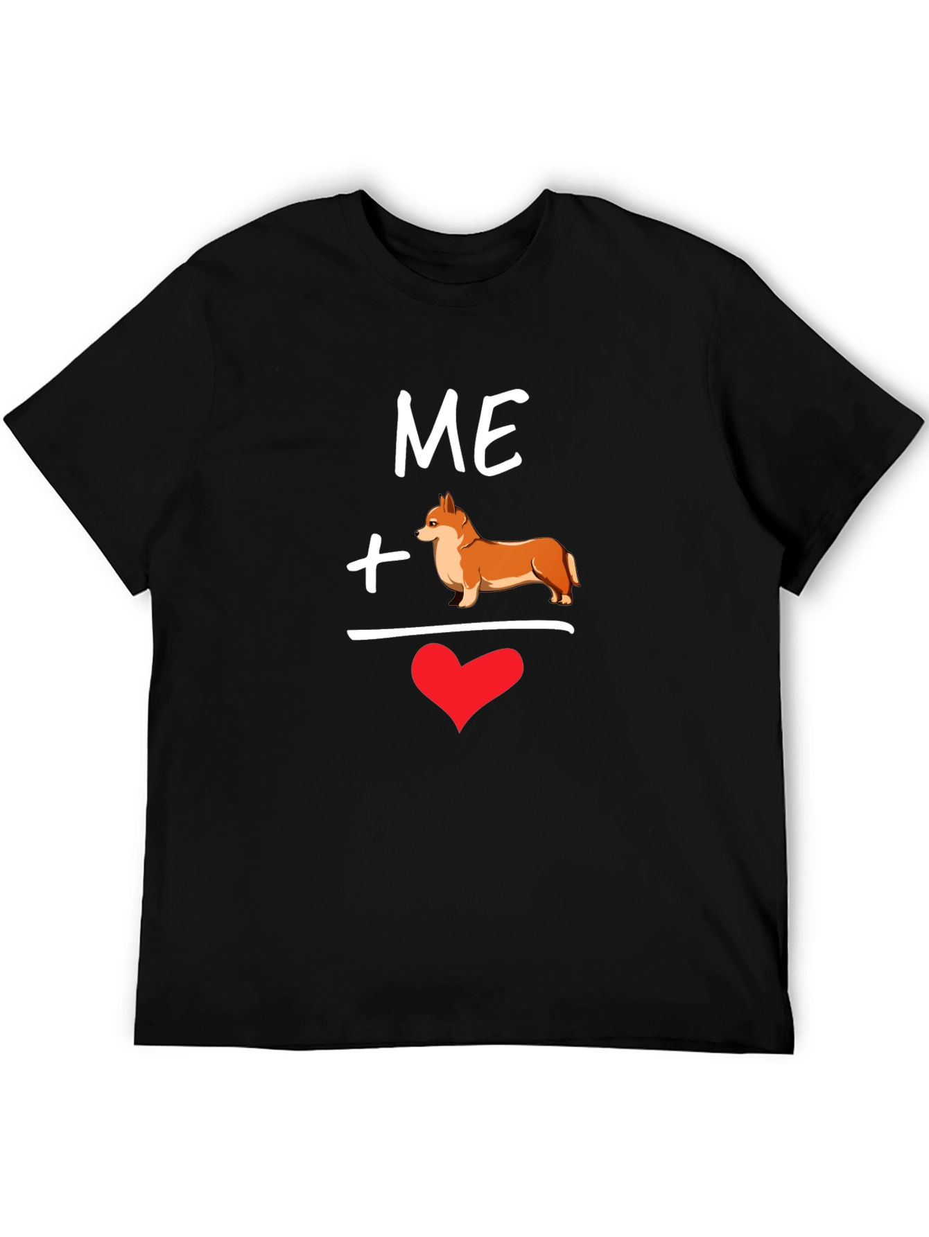 Me Plus Corgi Equals Love T-Shirt