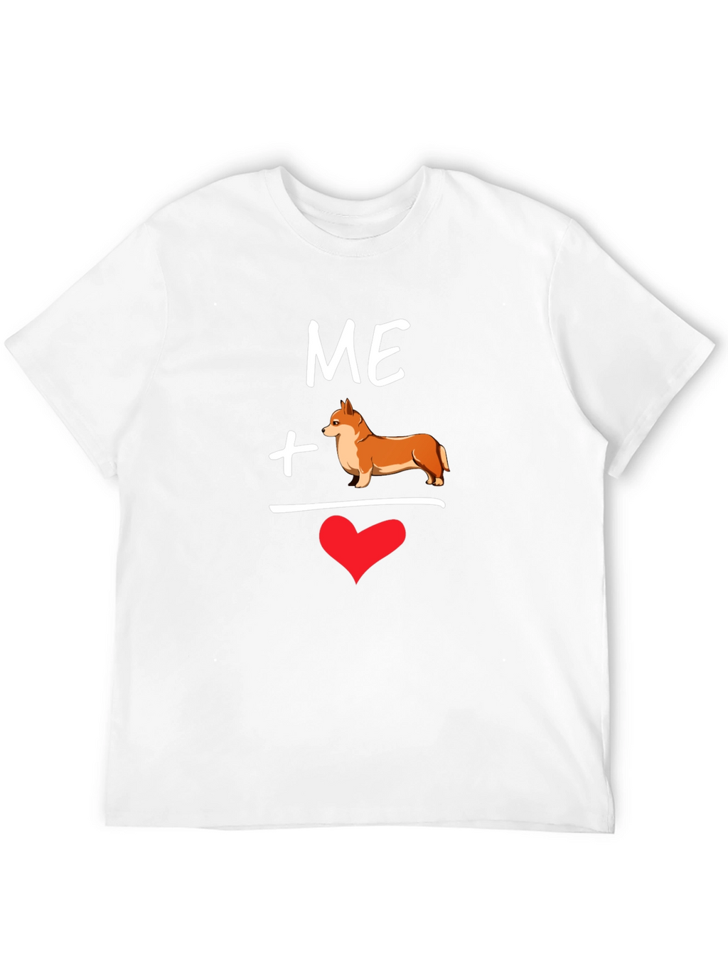 Me Plus Corgi Equals Love T-Shirt