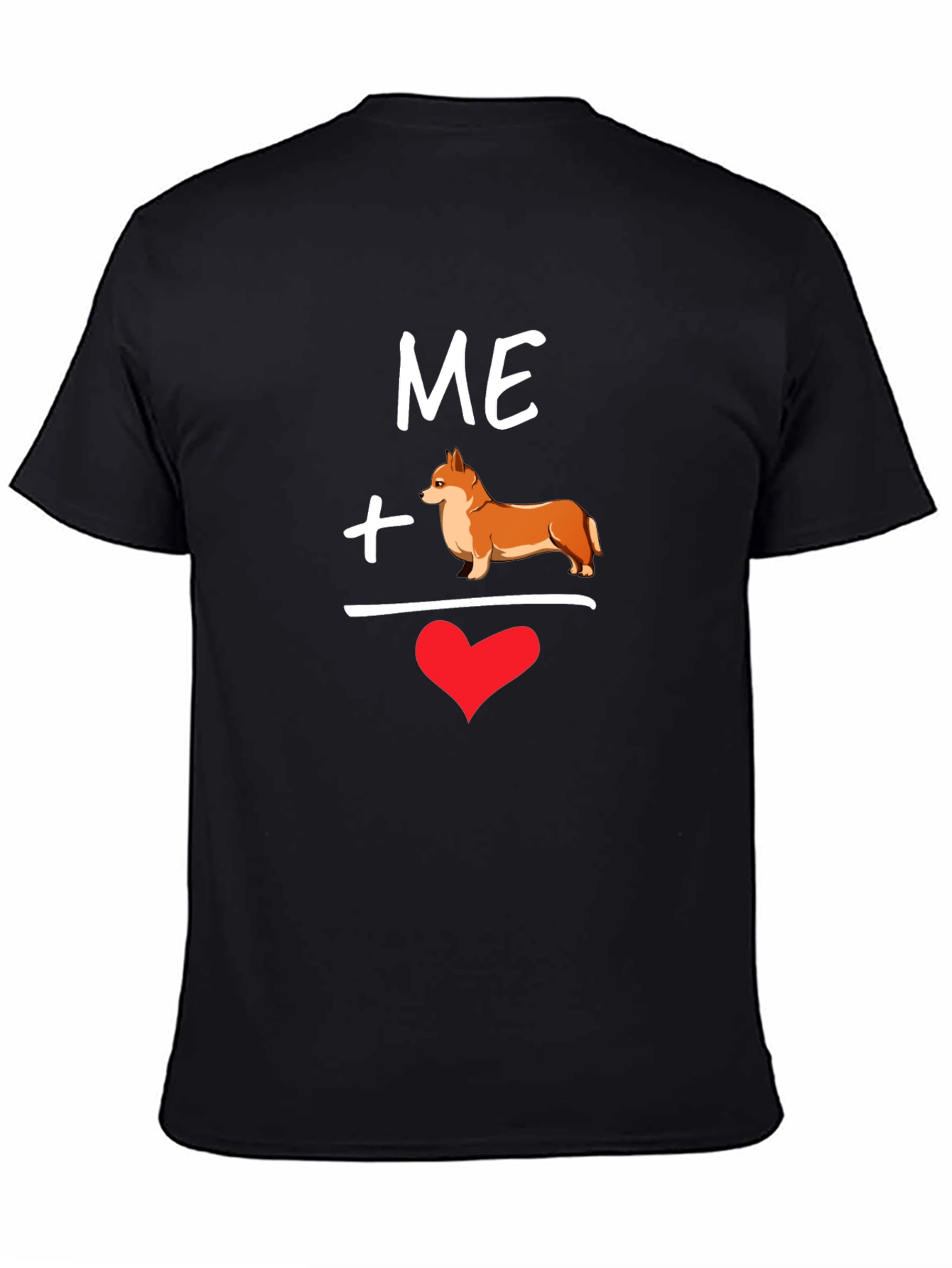 Me Plus Corgi Equals Love T-Shirt