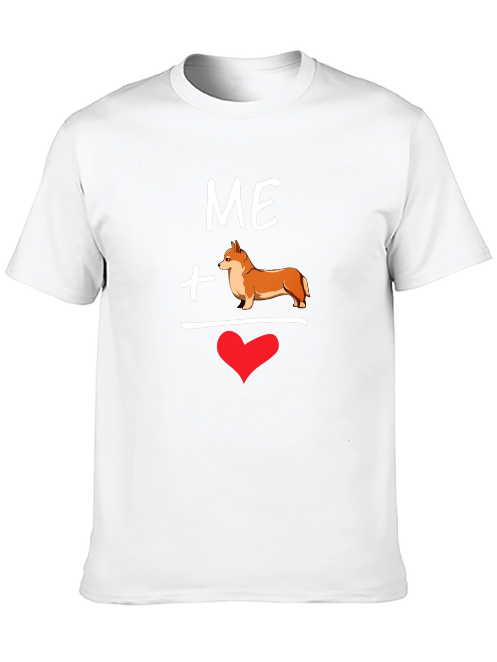 Me Plus Corgi Equals Love T-Shirt