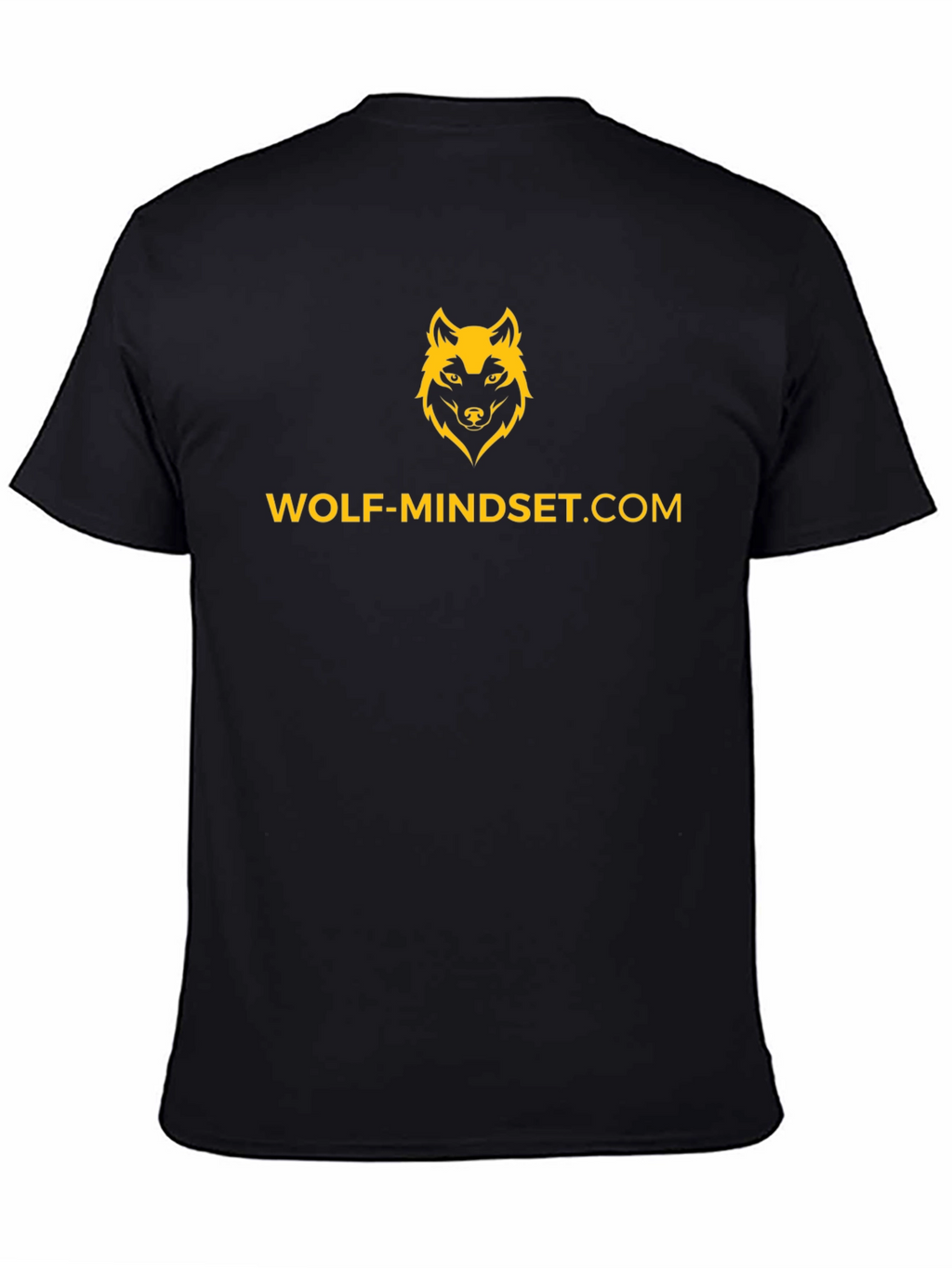 Wolf Mindset Graphic Tee - Premium Black T-Shirt