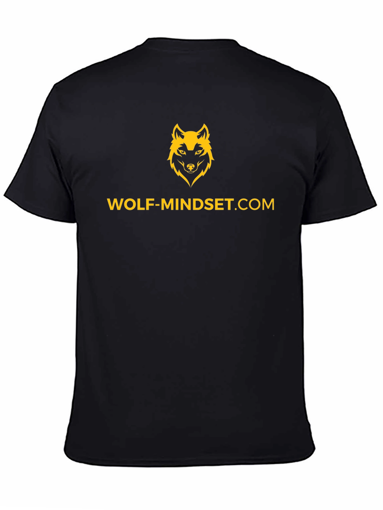 Wolf Mindset Graphic Tee - Premium Black T-Shirt
