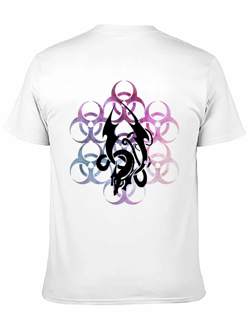 Biohazard Galaxy T-Shirt - Black Graphic Tee