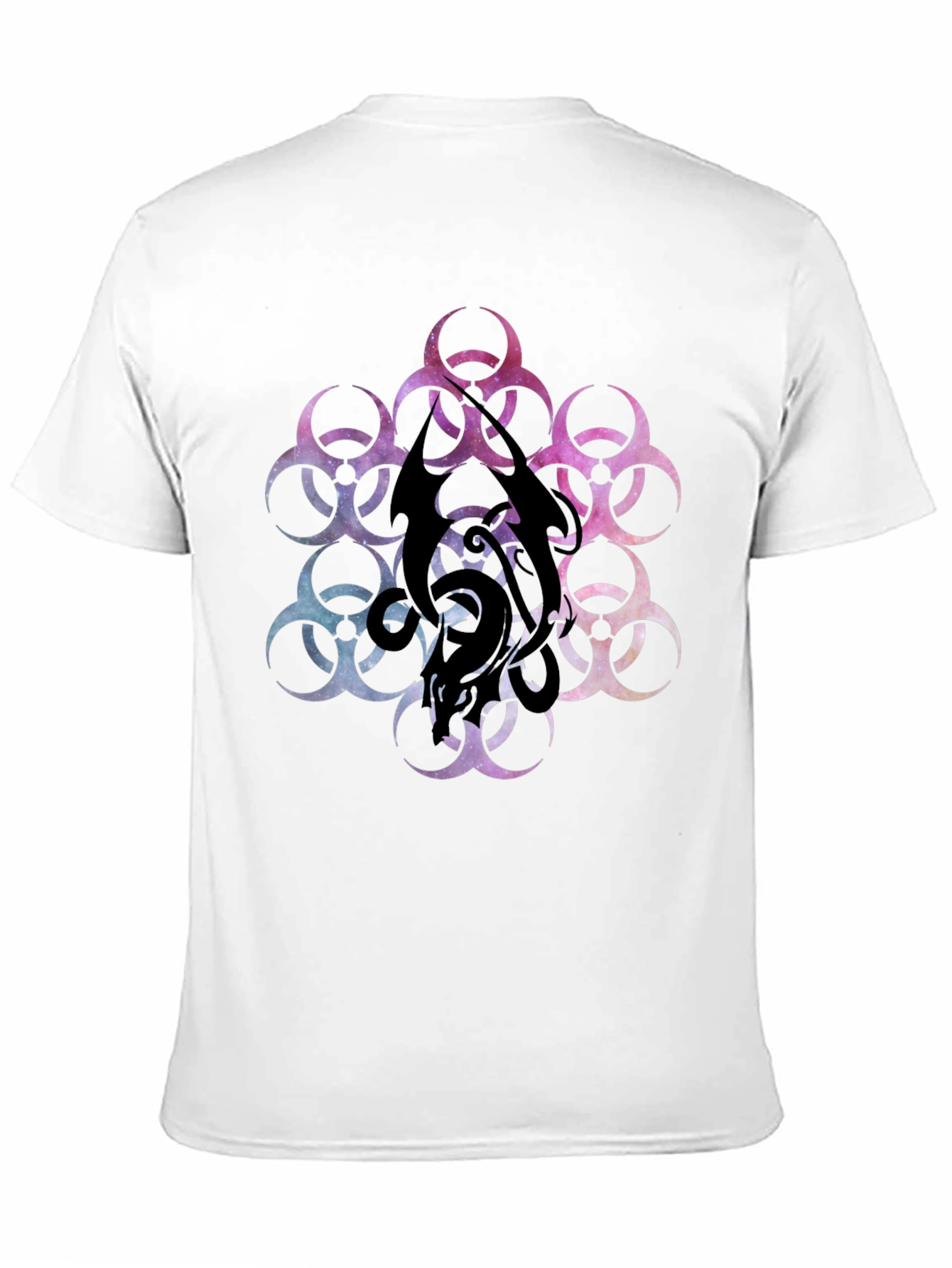 Biohazard Galaxy T-Shirt - Black Graphic Tee