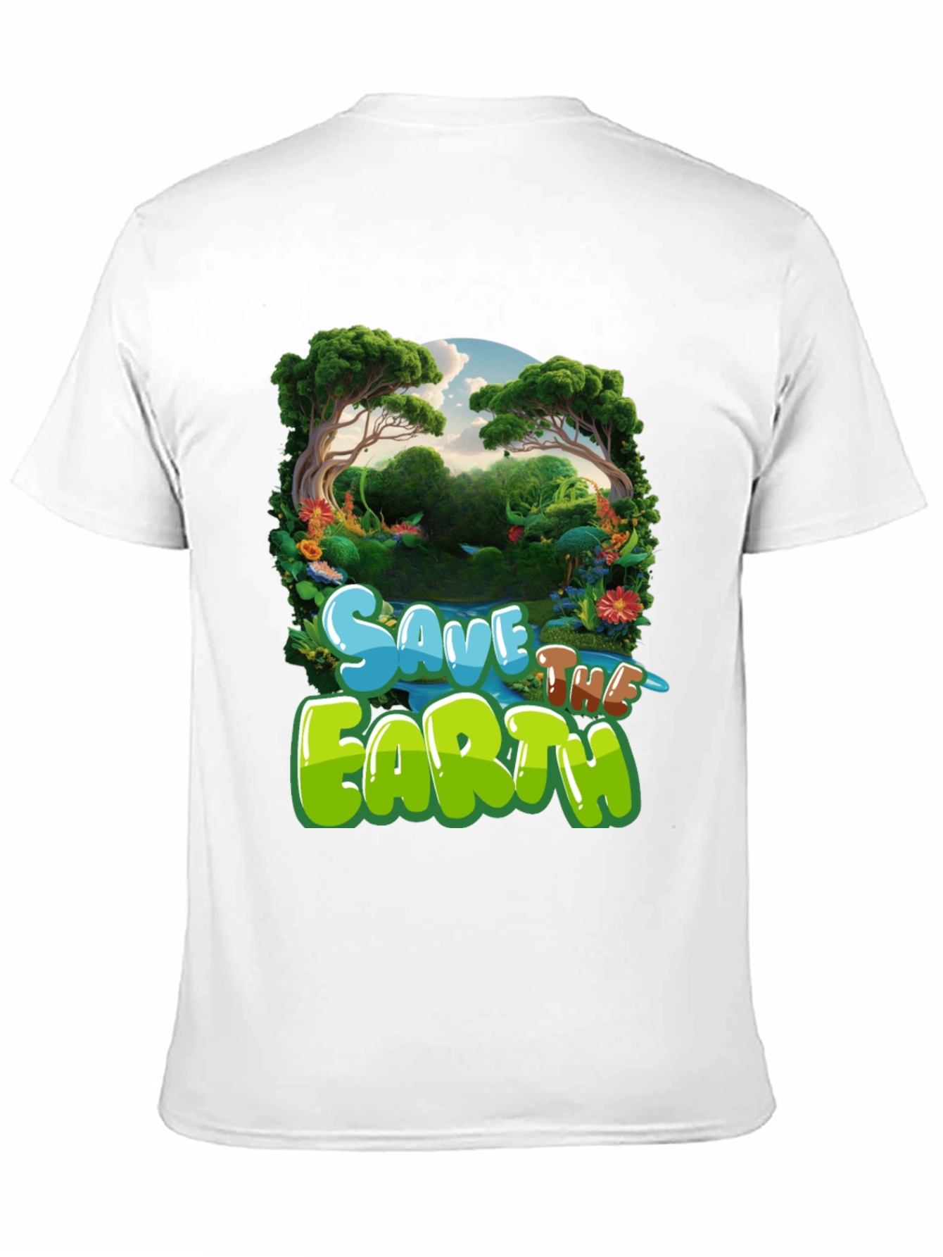 Save the Earth Graphic Tee - Eco-Friendly T-Shirt
