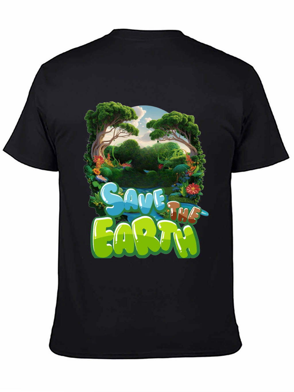 Save the Earth Graphic Tee - Eco-Friendly T-Shirt