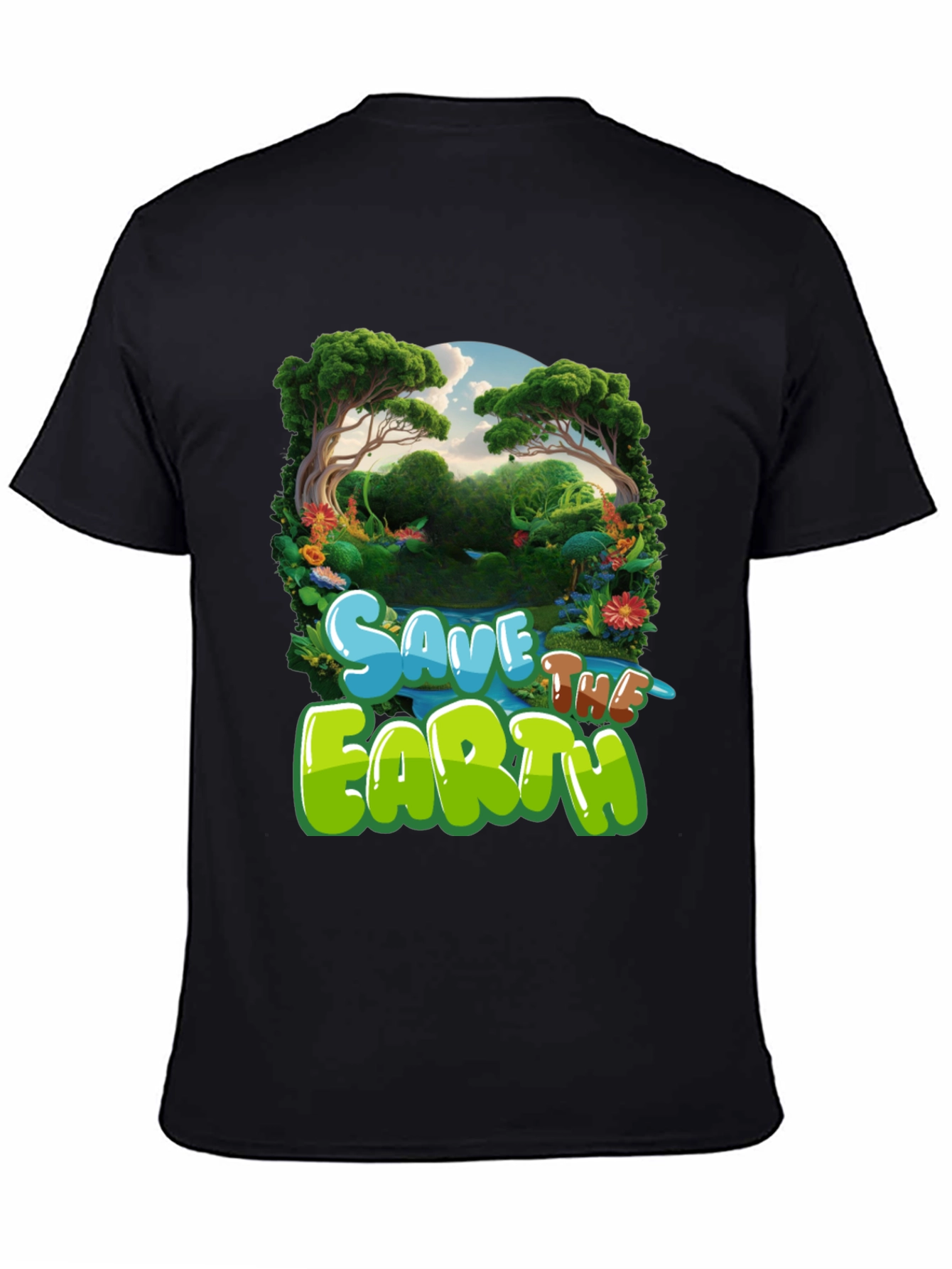Save the Earth Graphic Tee - Eco-Friendly T-Shirt