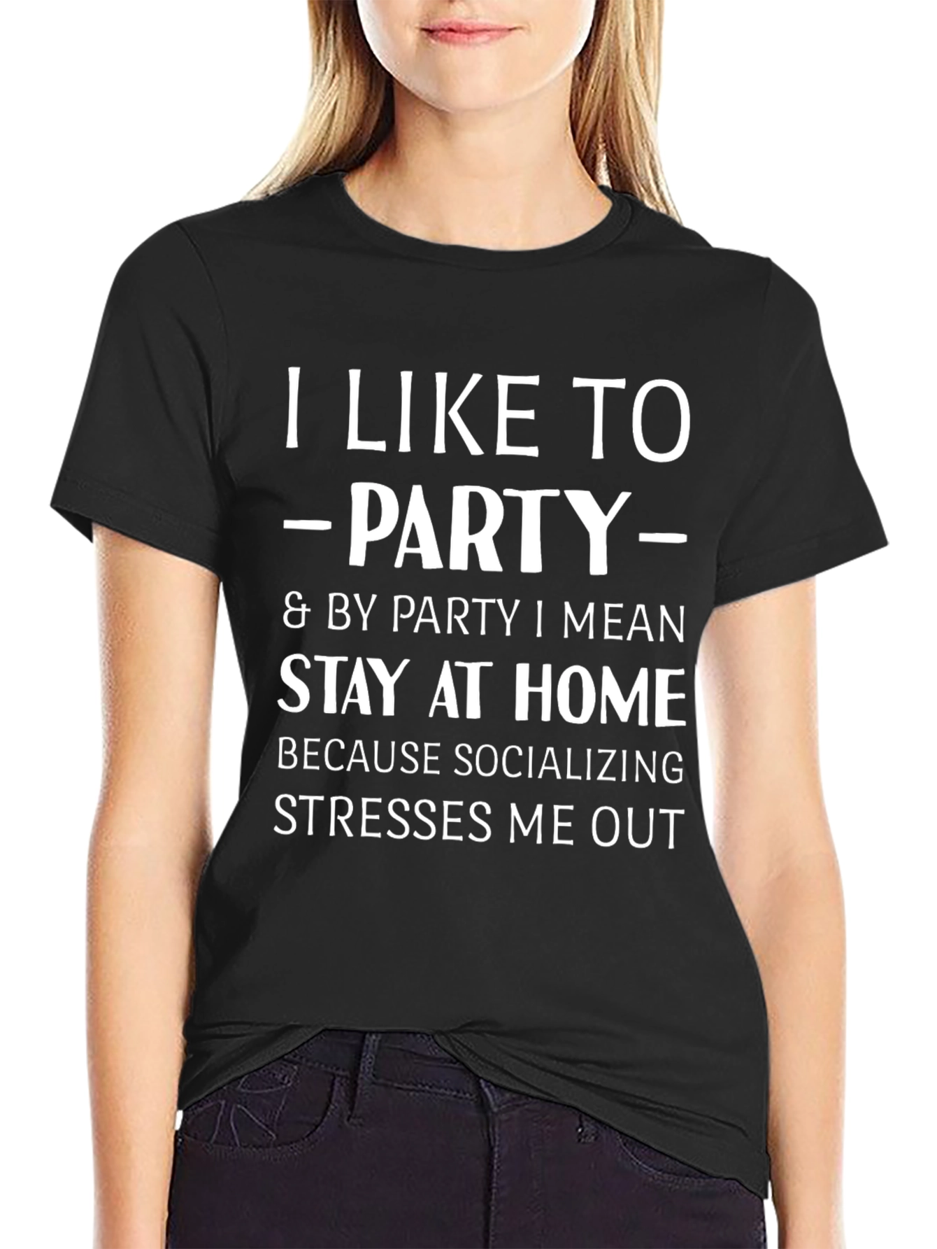 Introvert Party T-Shirt: Stay Home & Socialize Less