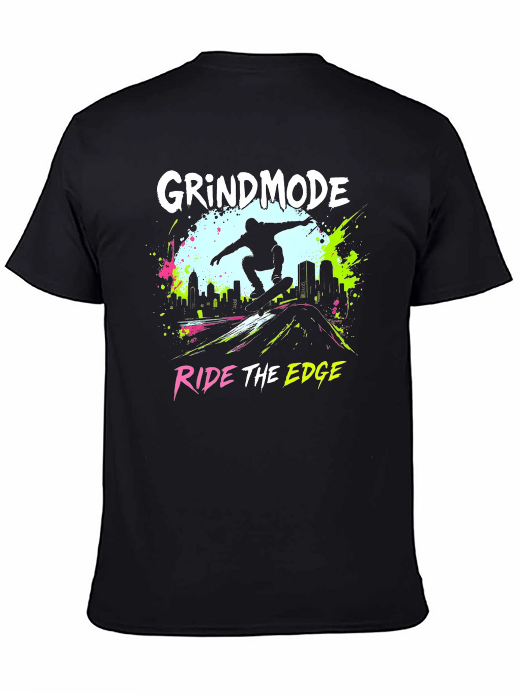 Grind Mode Skateboard T-Shirt - Ride The Edge