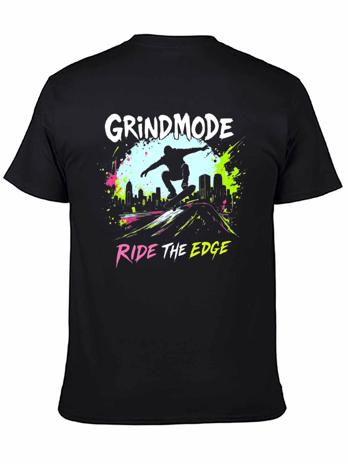 Grind Mode Skateboard T-Shirt - Ride The Edge