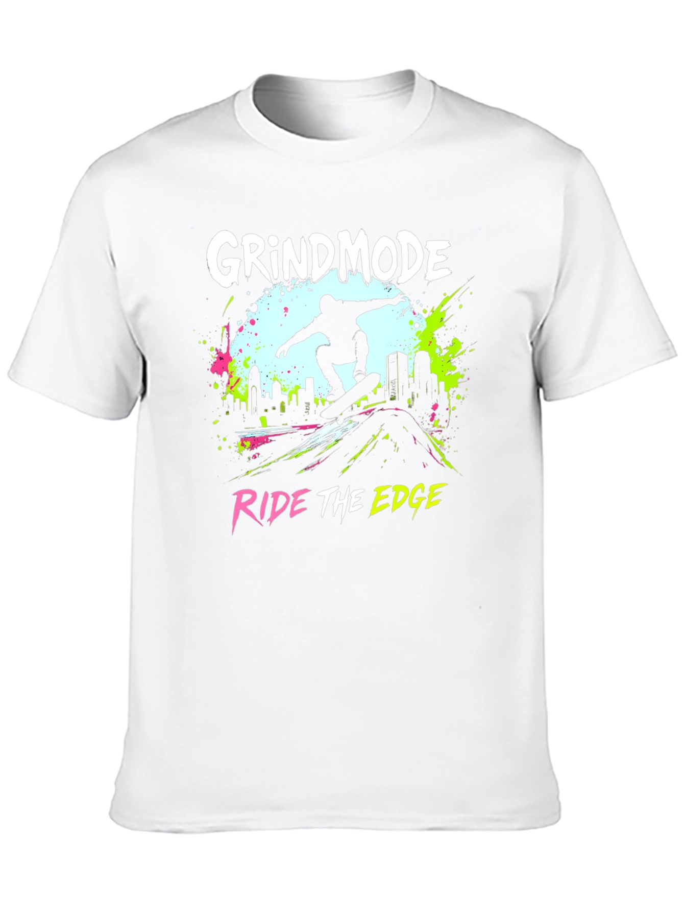 Grind Mode Skateboard T-Shirt - Ride The Edge