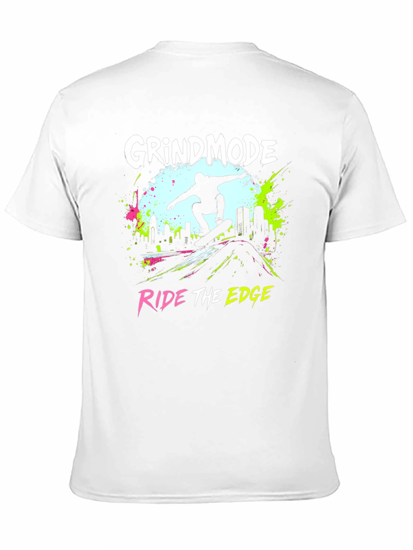 Grind Mode Skateboard T-Shirt - Ride The Edge