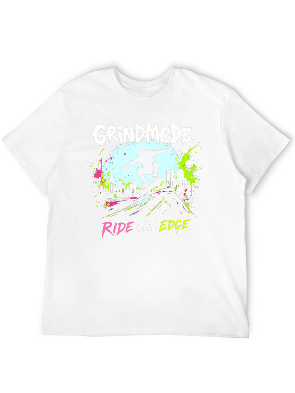 Grind Mode Skateboard T-Shirt - Ride The Edge
